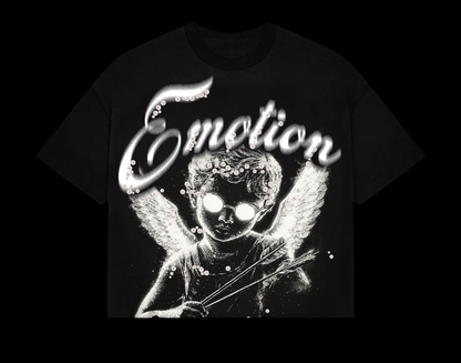 Black “Pearl” Cropped T-Shirt