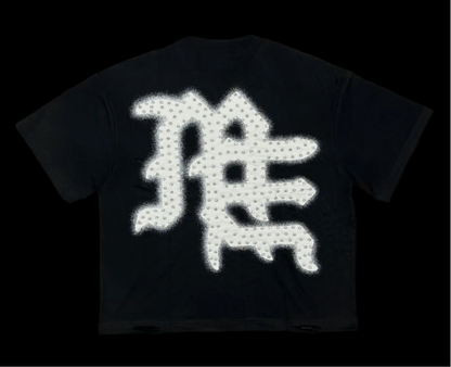 “End” Rhinestone